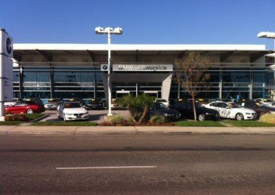 BMW of Riverside with clean windows.